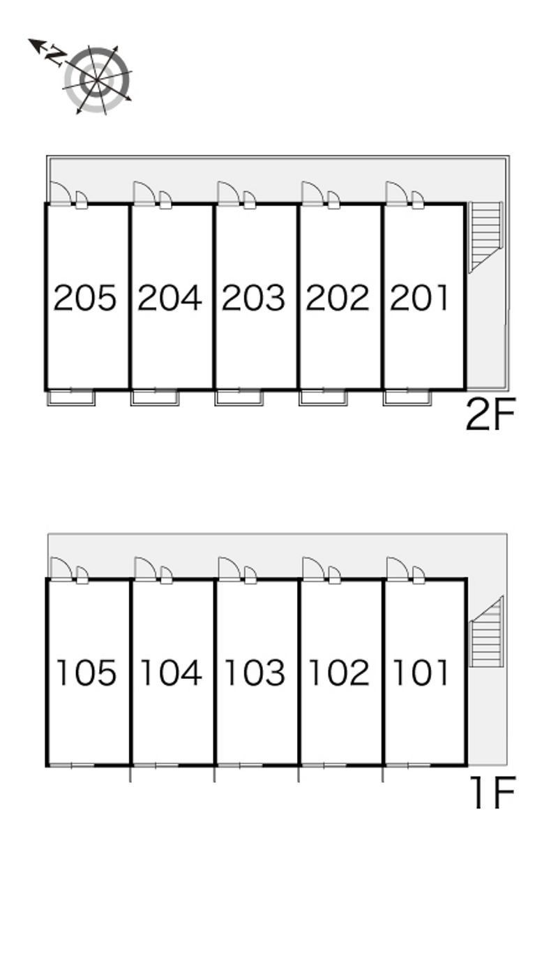 レオパレスエストゥベンダⅢ 間取り配置図