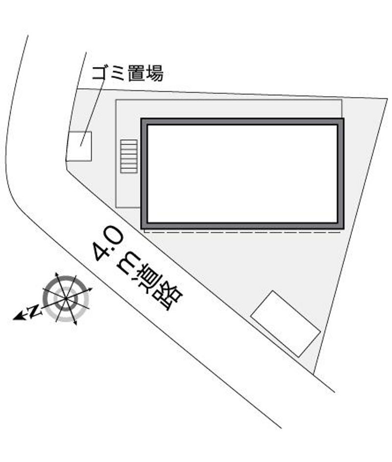 レオパレスさくら 配置図