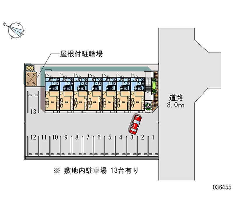 レオパレス長崎 月極駐車場