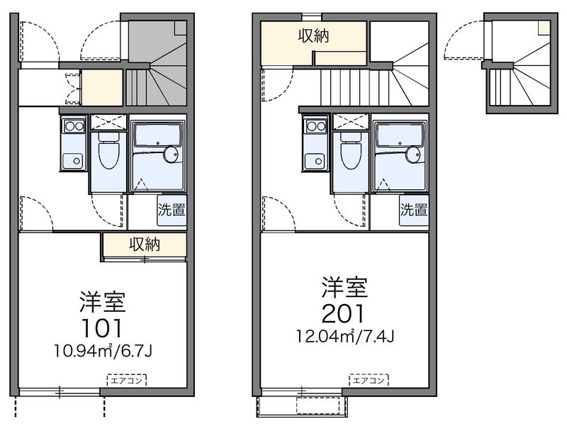 レオネクストコナ＆サンⅠ 間取図