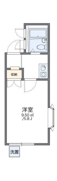 レオパレス井尻パートⅡ 間取り図