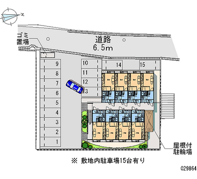 レオパレス塚原台 月極駐車場