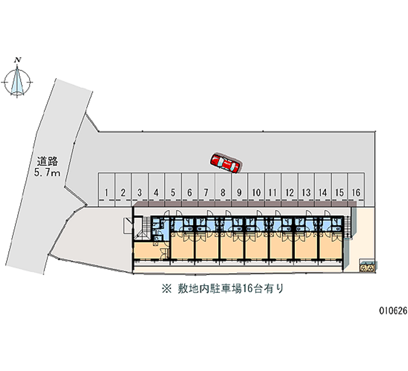 10626 Monthly parking lot