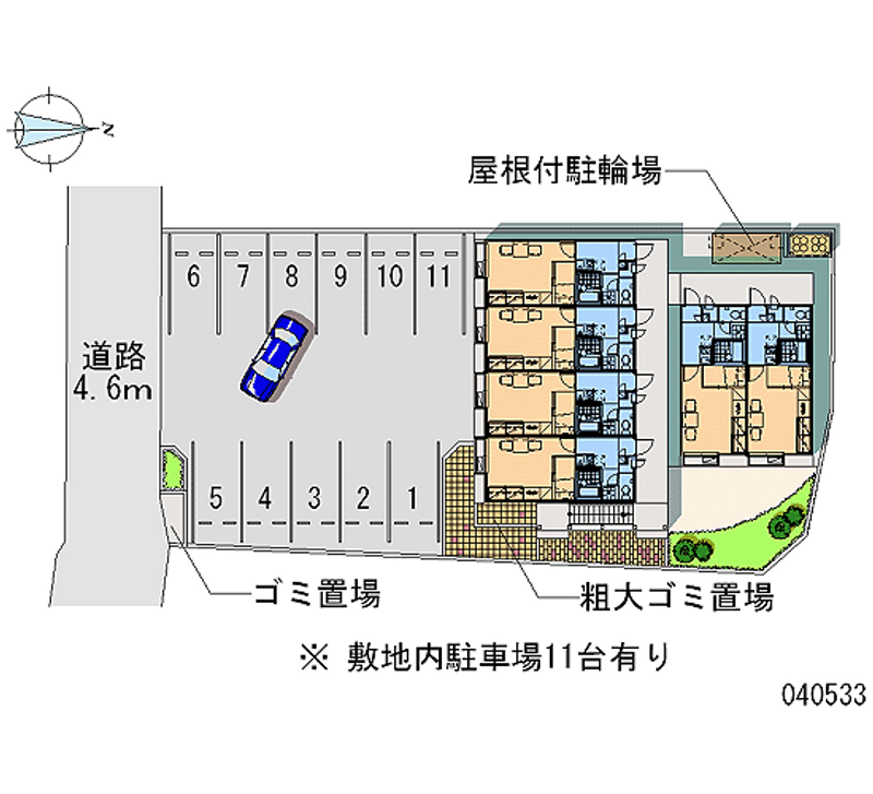 40533 Monthly parking lot