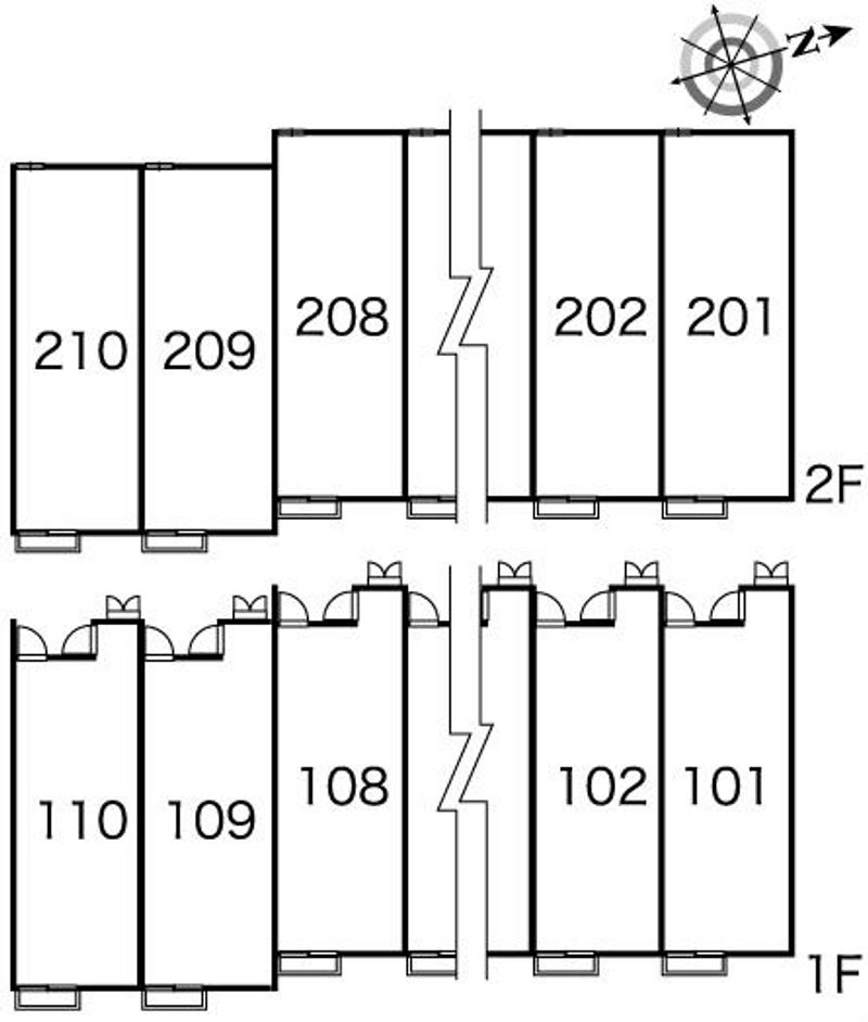 レオパレス和 間取り配置図
