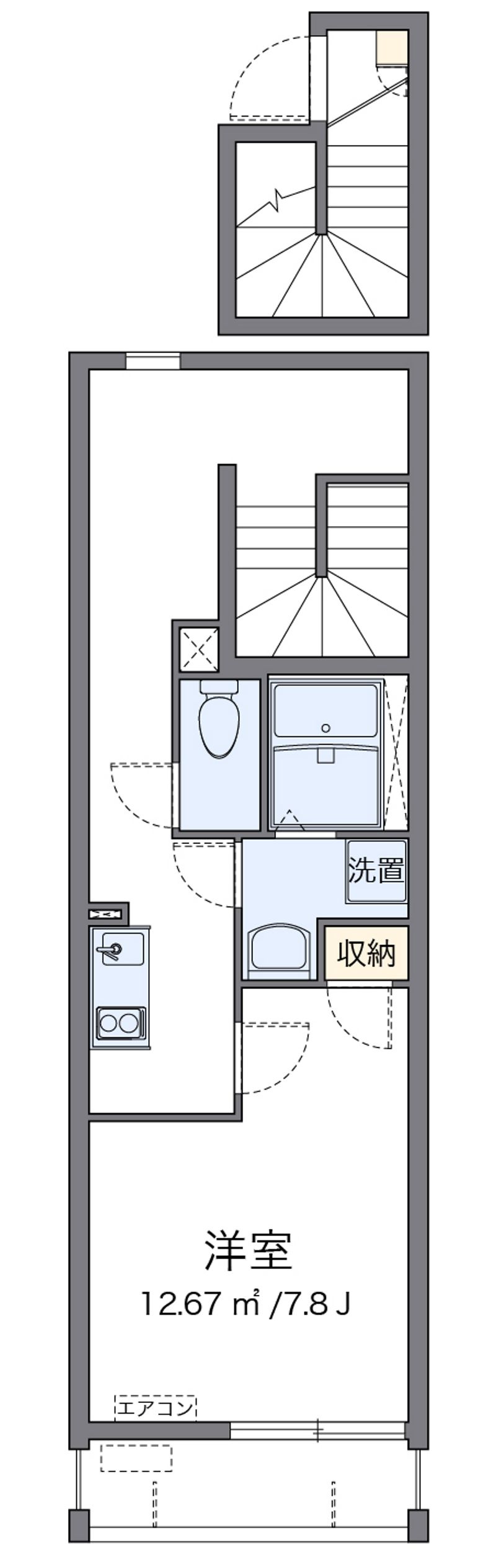 クレイノカーサＧＯＹＡⅢ 間取図