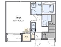 レオネクストＨｏｎｅｙｌａｋｅ 間取り図