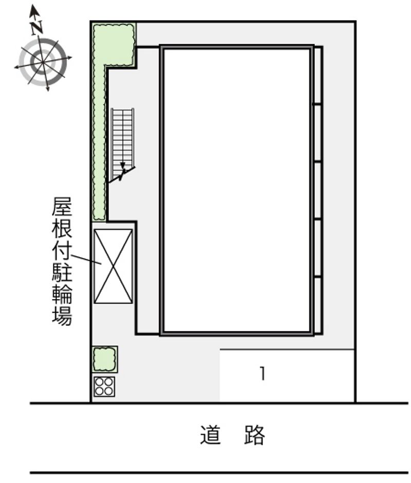 レオパレスフェレット 配置図