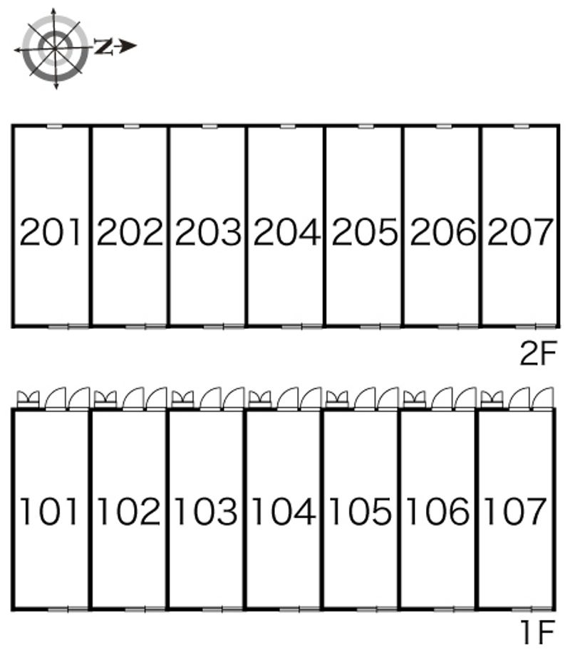 レオパレスＪ＆Ｍ 間取配置図