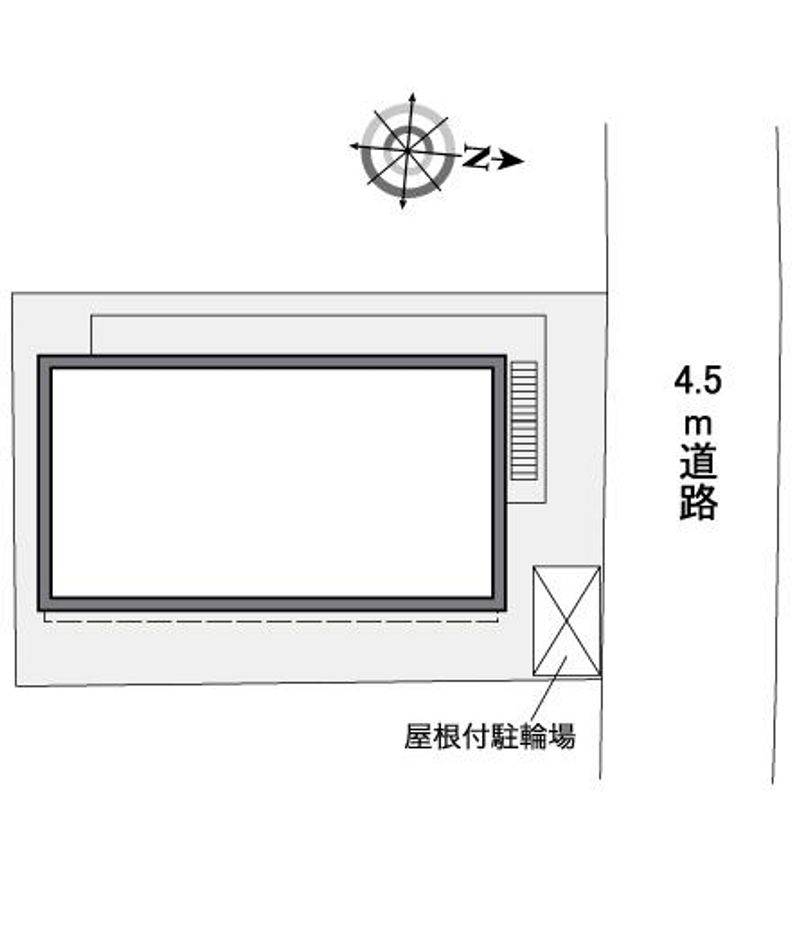レオパレスＪ　ＢＯＸ　Ⅲ 配置図