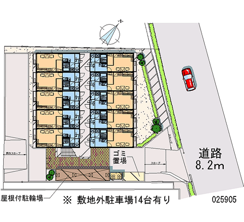 25905 Monthly parking lot