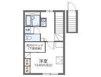 レオパレス東中田 間取り図