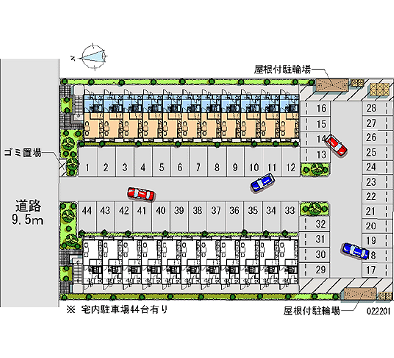 22201 Monthly parking lot