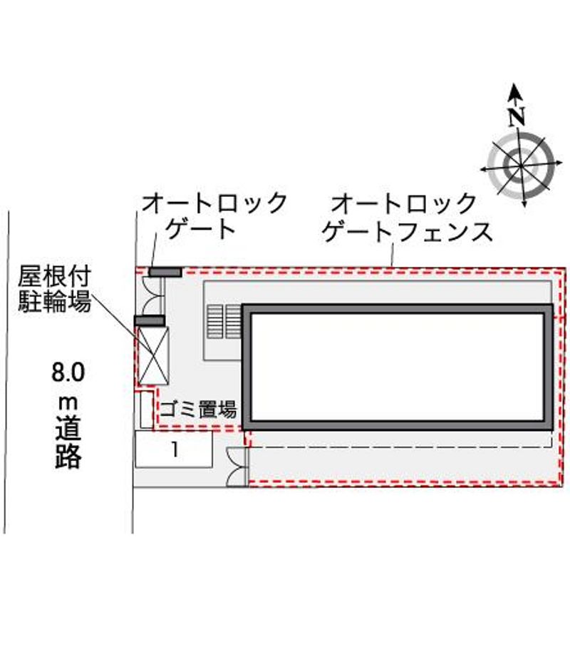 レオパレスすぷりんぐＫ 配置図