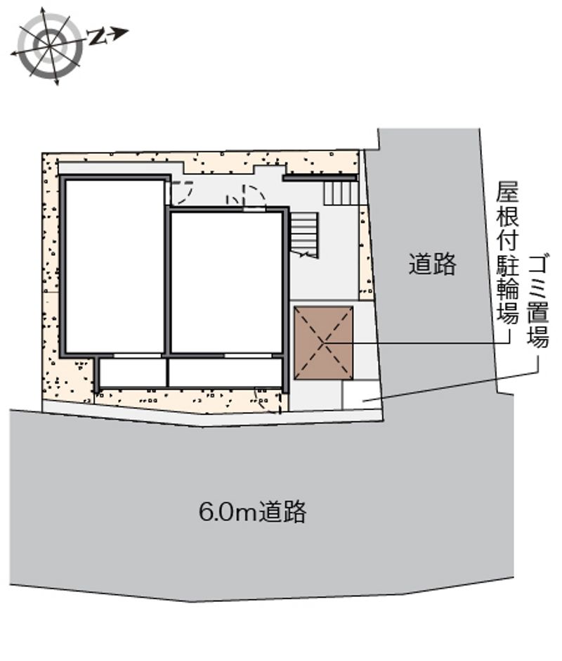 クレイノサンフラワー中台 配置図