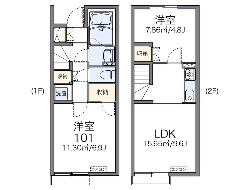 レオネクストサニーハウス前原 間取図