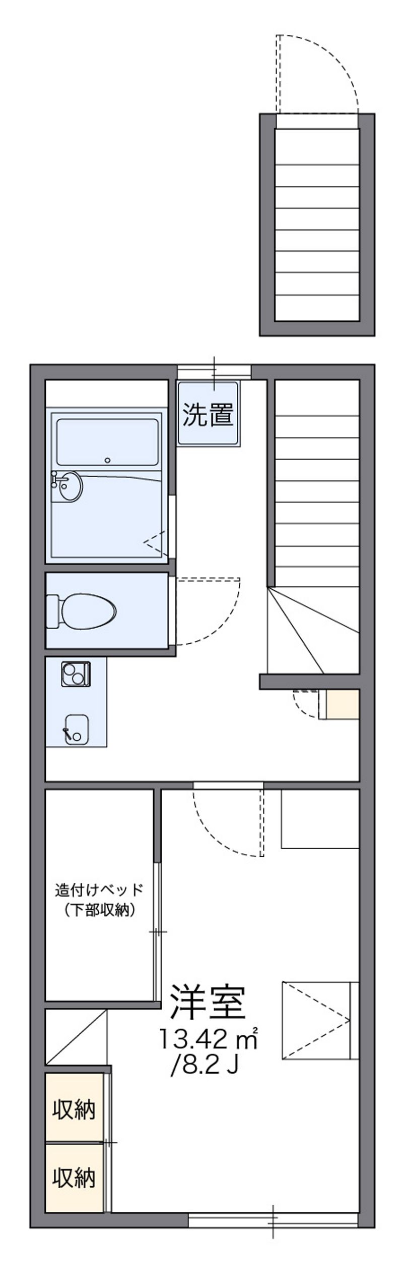 レオパレスＪＯＹⅢ 間取図