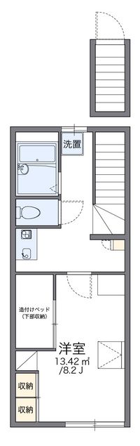 レオパレスＪＯＹⅢ 間取り図