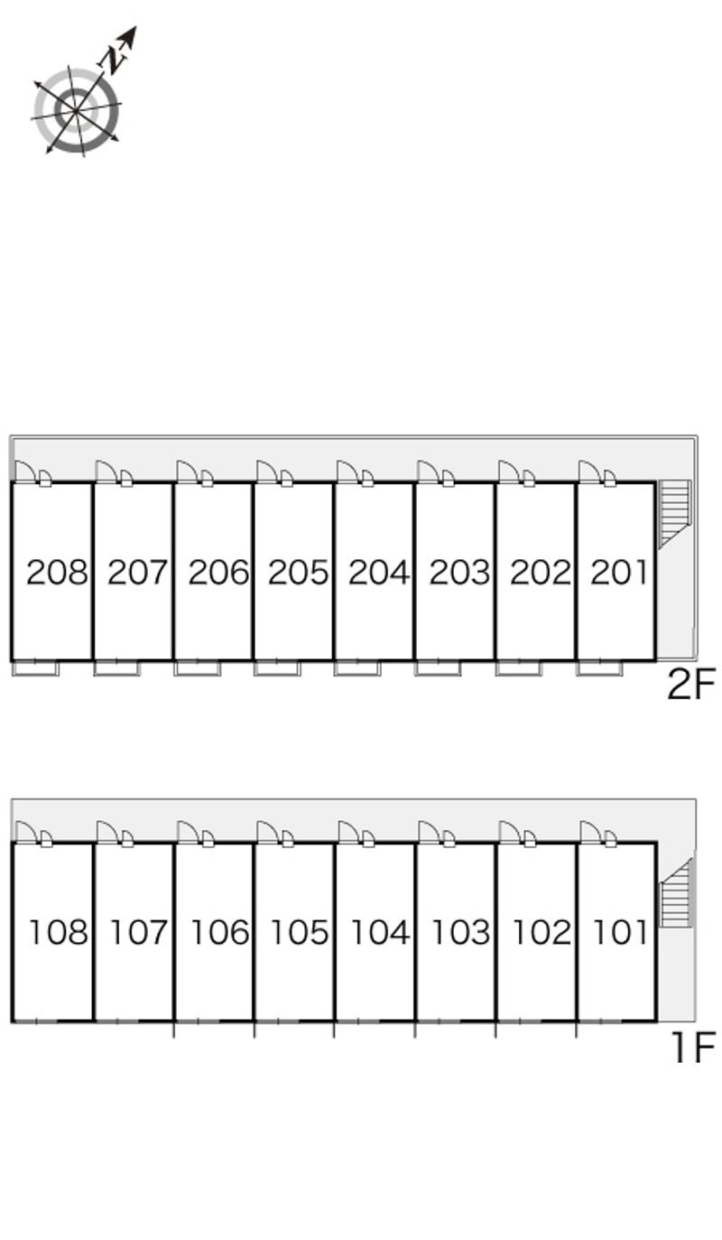 レオパレスＴ＆Ｈ　０６ 間取配置図
