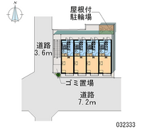 レオパレスフローラ 区画図