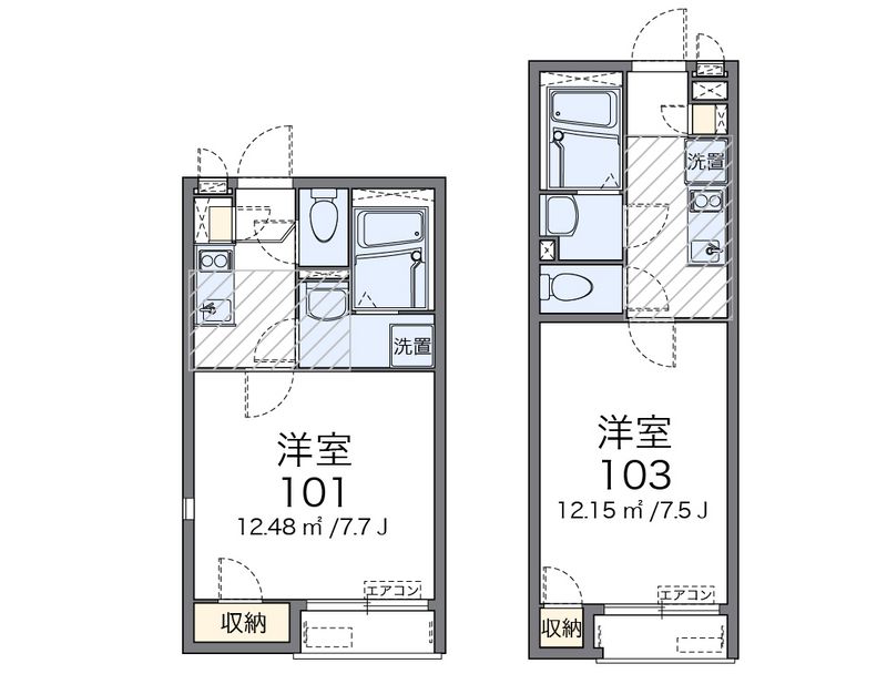 レオネクスト一二三 間取図