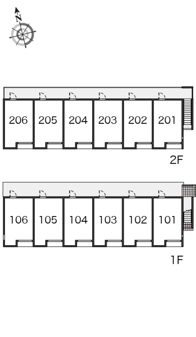 レオネクスト豊前 間取配置図
