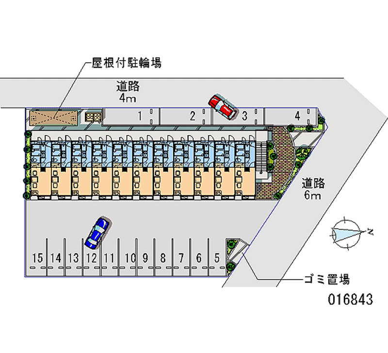 16843月租停车场