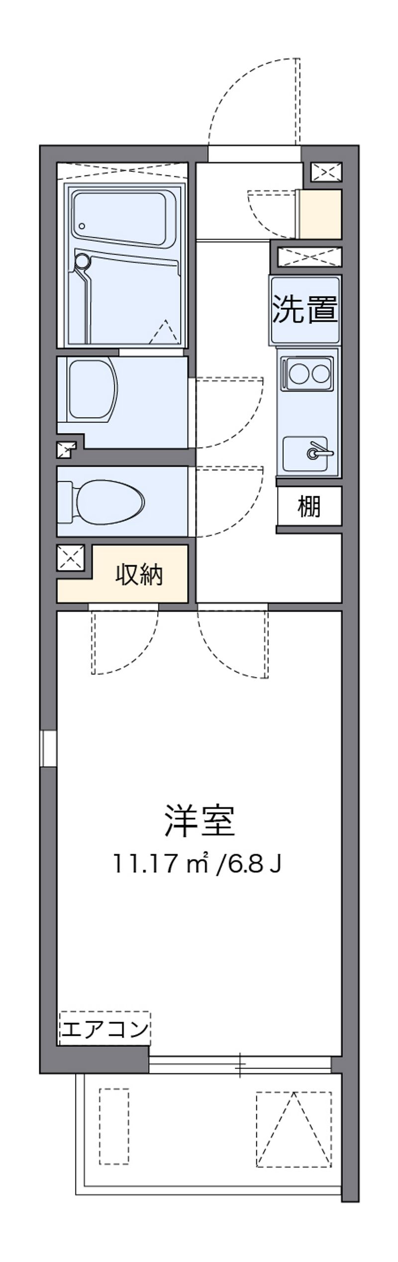 レオネクストジャスミン 間取図