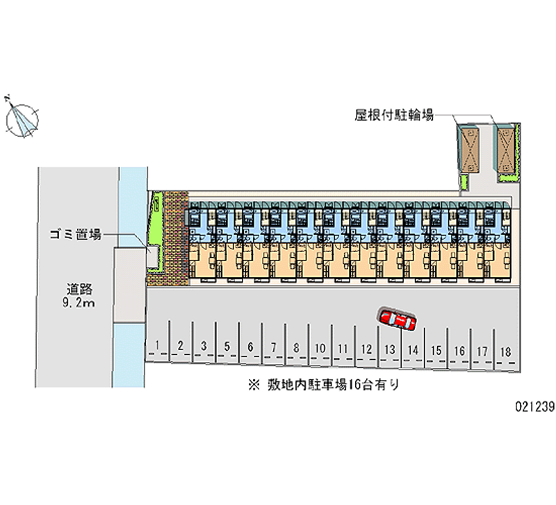 21239 Monthly parking lot