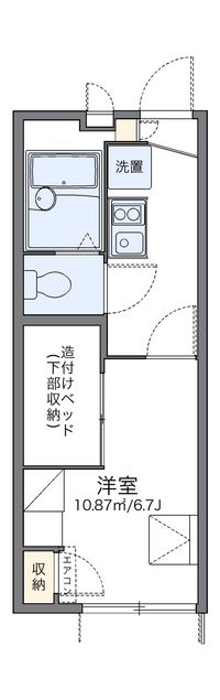 レオパレスコーポ柴又 間取り図