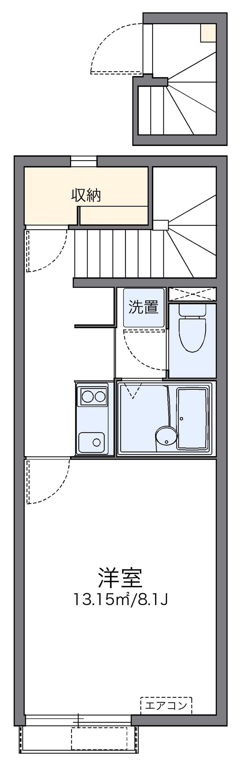 レオネクスト翔Ⅱ 間取図
