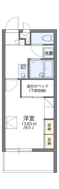 レオパレス三原３丁目 間取り図