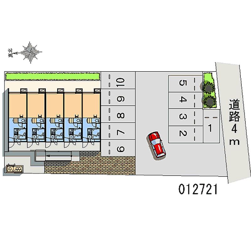 レオパレス幸 月極駐車場