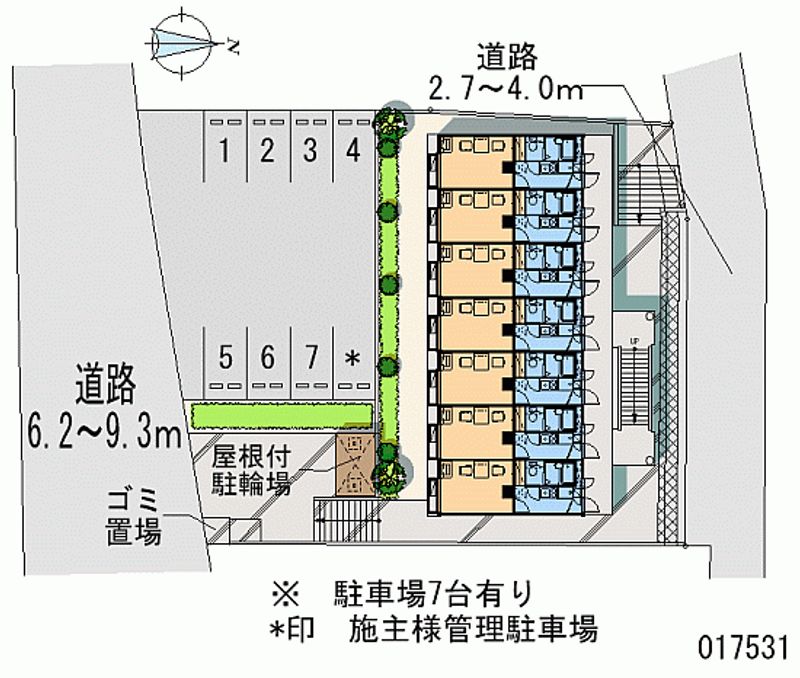 17531 Monthly parking lot