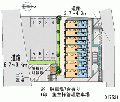 17531 Monthly parking lot