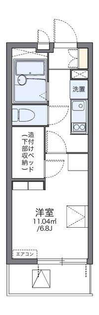レオパレス新栄 間取り図