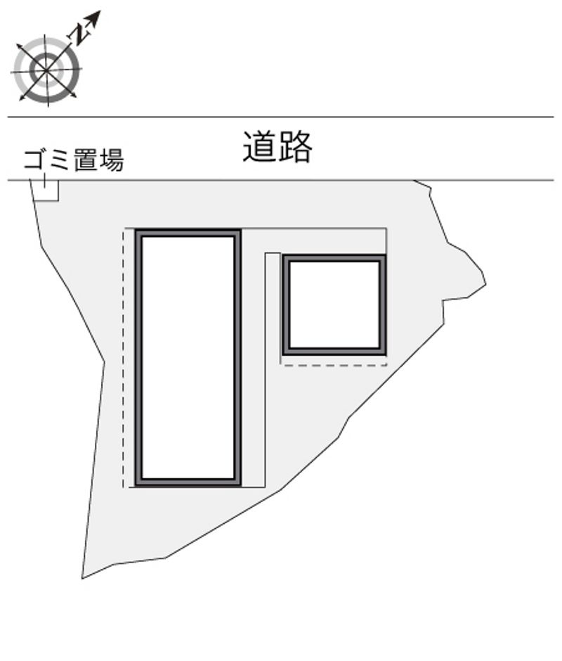 レオパレス黎明 配置図