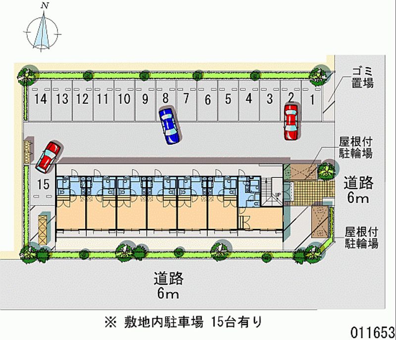 11653 Monthly parking lot