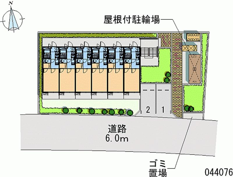 レオパレスタンポポ 区画図