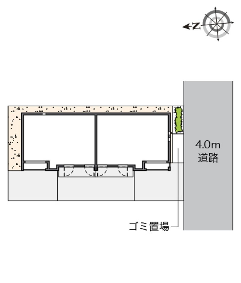 クレイノお花茶屋 配置図
