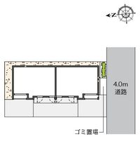 クレイノお花茶屋 配置図