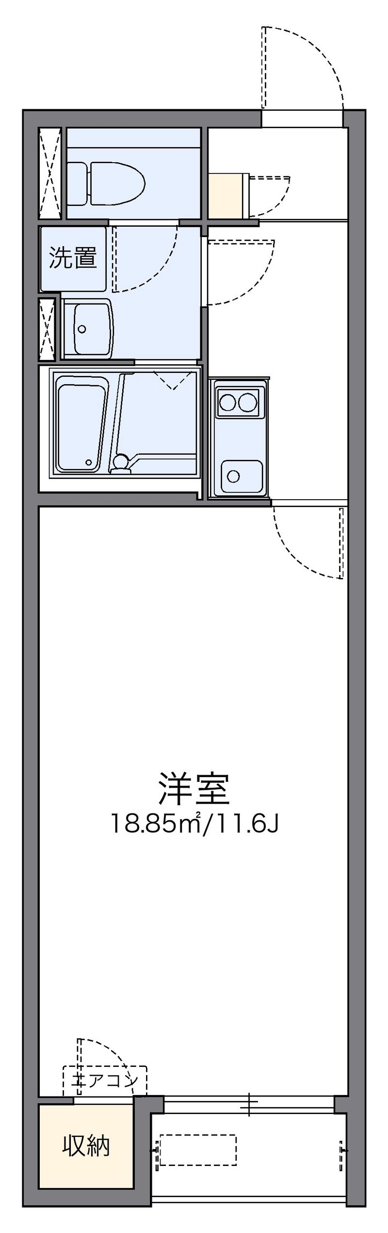 レオネクストウイングＢ 間取図
