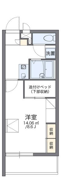 レオパレスアデッソⅠ 間取り図