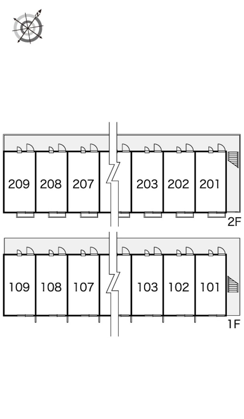 レオパレスＶＩＴＡ 間取配置図