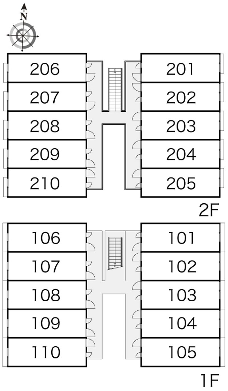 レオパレスＺＩＯＵＮ 間取配置図