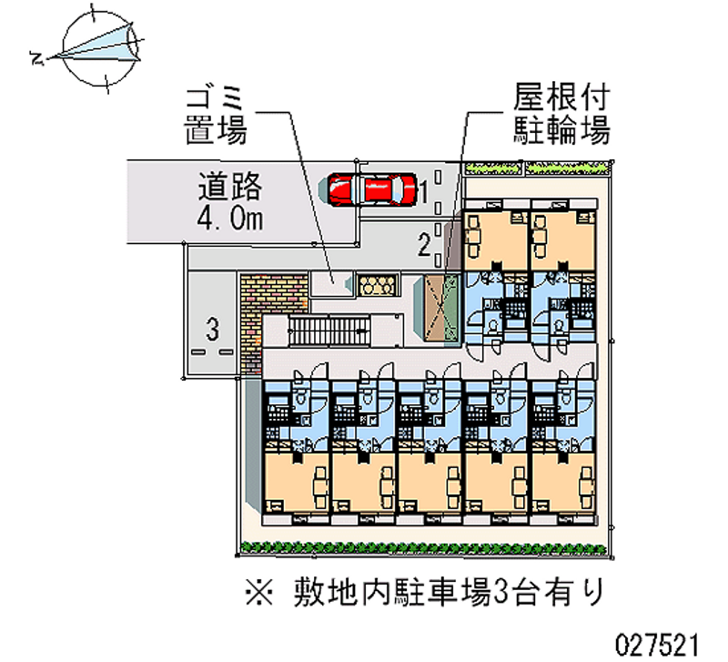 27521 Monthly parking lot