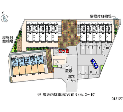 13127 Monthly parking lot