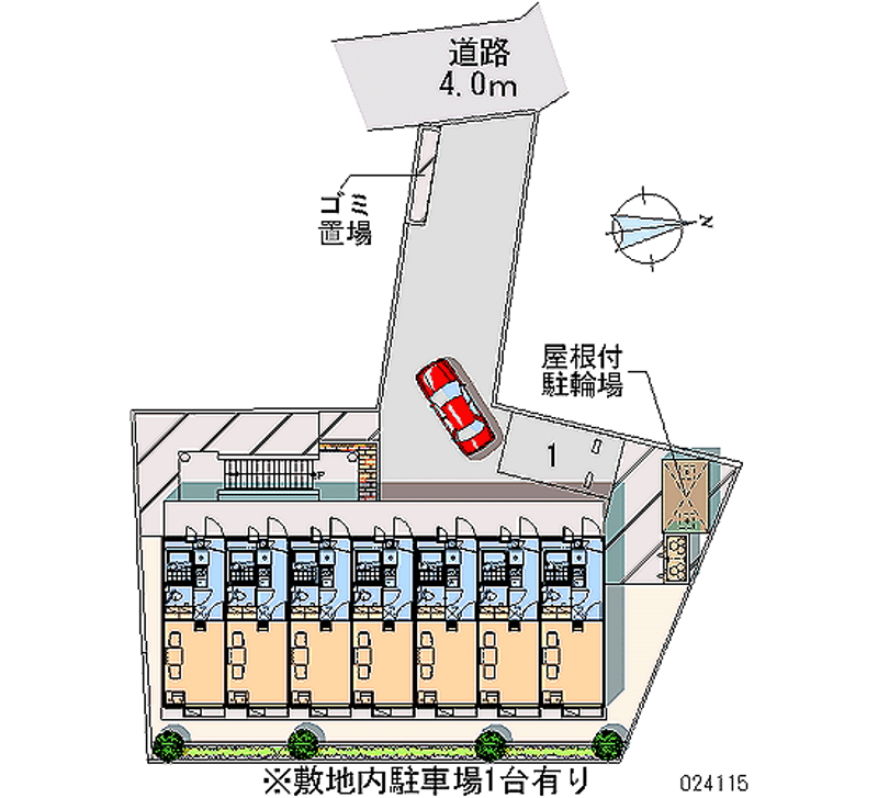 レオパレスｃｈｉｙｏ 区画図