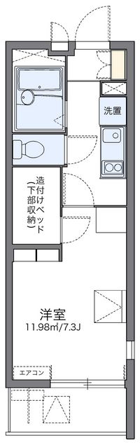 レオパレス扇 間取り図