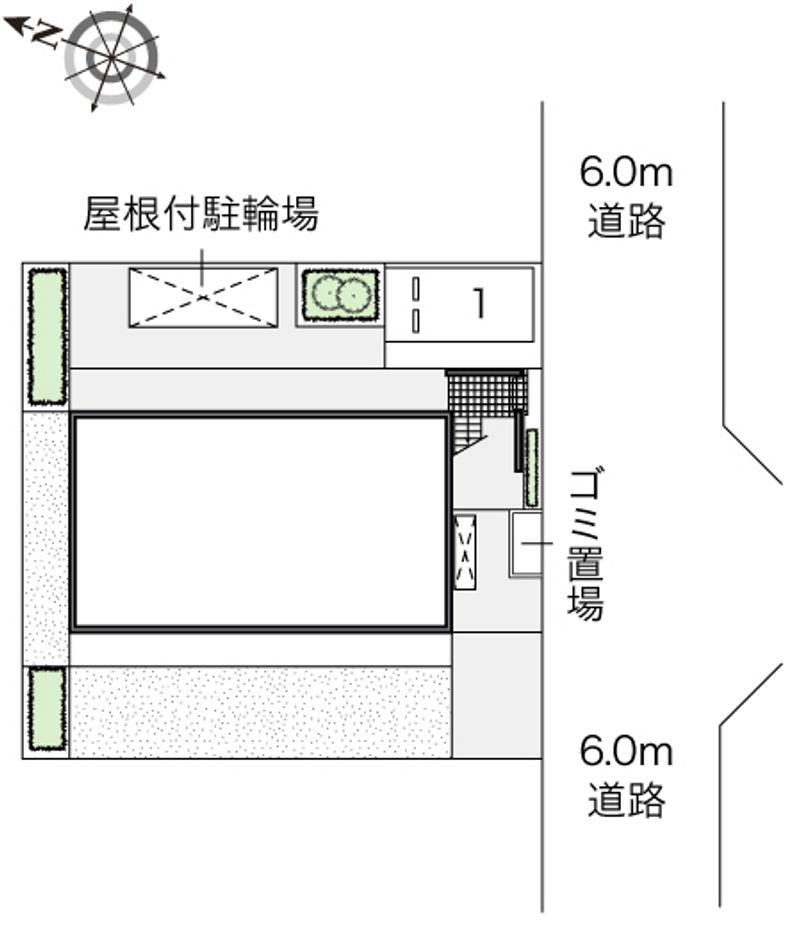 レオパレスカーサドマーニ 配置図